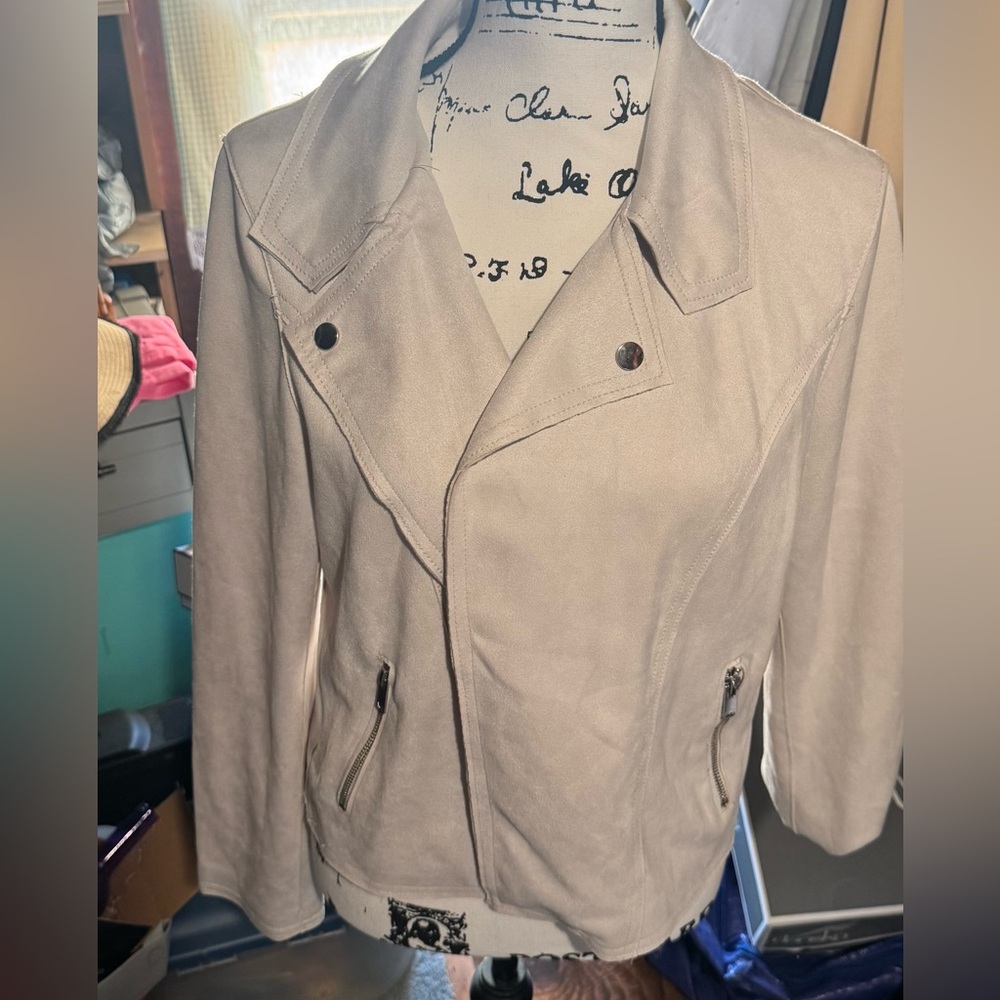 Philosophy Suede Motorcycle Jacket